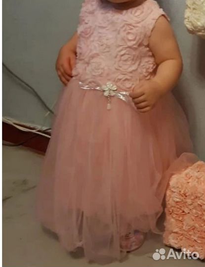 Нарядное платье для девочки 1 год