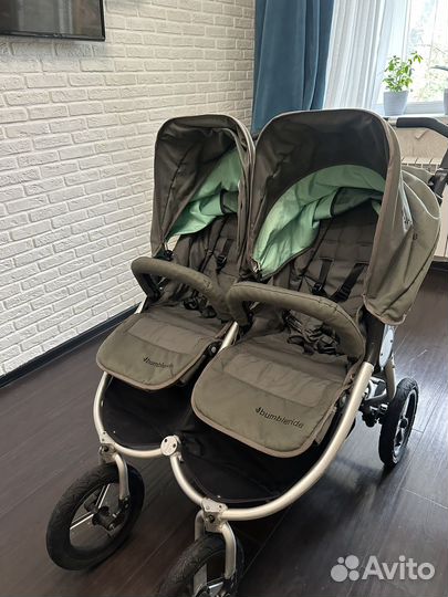 Коляска для двойни Bumbleride indie twin
