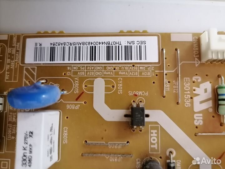 Блок питания к тв Samsung UE32EH5007K