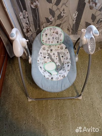 Детские электронные качели для новорожденных