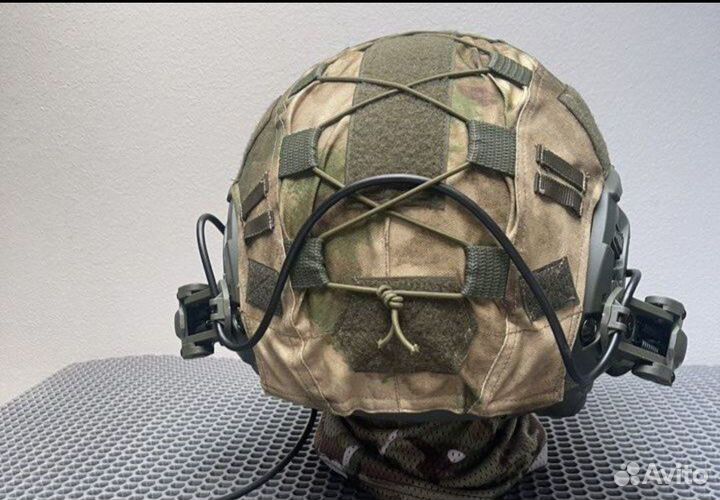 Баллистический шлем +наушники+чехол