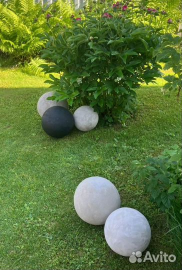 Садовые шары из арт бетона