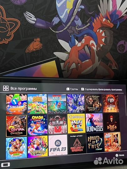 Nintendo Switch Oled Pokemon Прошитая с 42 играми