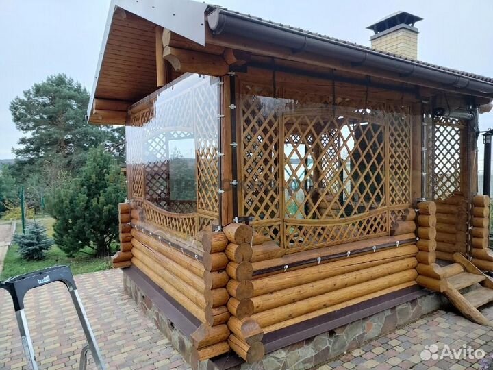 Мягкие окна для террас и беседок