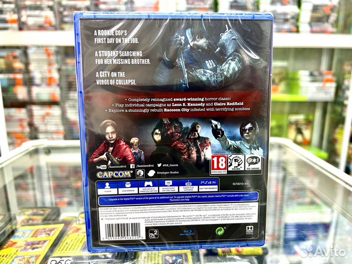 Новый Resident Evil 2 Remake Ps4/ 5