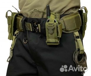 Разгрузочный пояс с подсумками олива