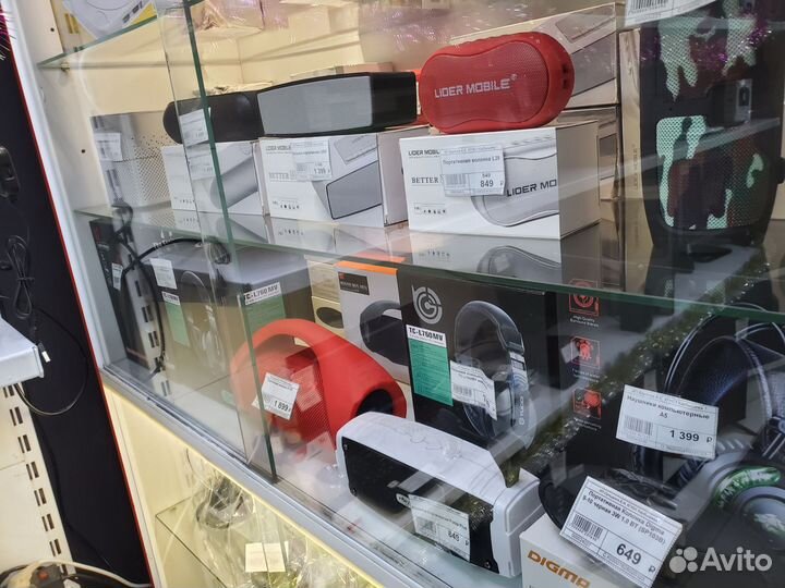 Ассортимент портативной акустики к03