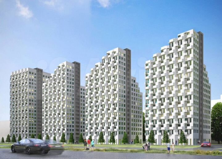 3-к. квартира, 95,9 м², 7/19 эт.