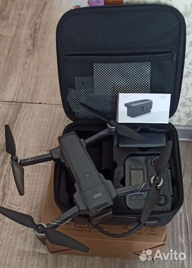 Складной квадрокоптер c камерой sjrc F22S 4К PRO