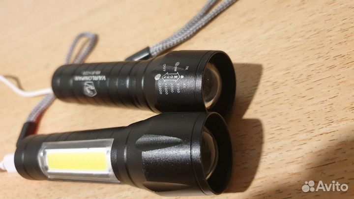 Фонарик светодиодный аккумуляторный