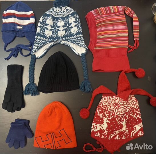 Шапка, варежки 48-50