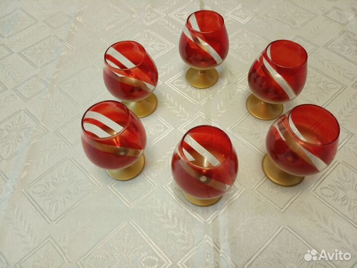 Набор бокалов, рюмки, стопки