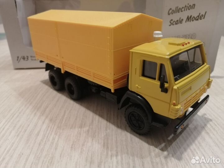 Камаз-5320 тент жёлтый