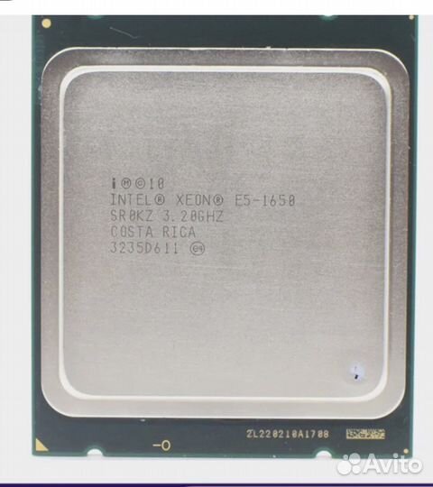 Процессор Xeon E5-1650