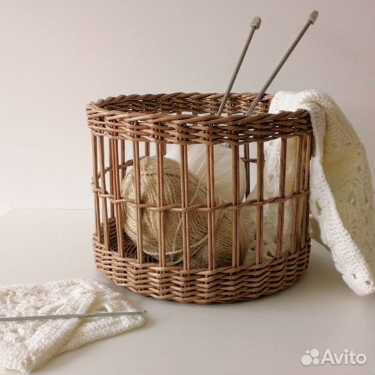 Корзина ажурная, ручная работа