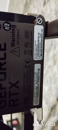 Видео карта MSI geforce 3060ti geming x 8gb