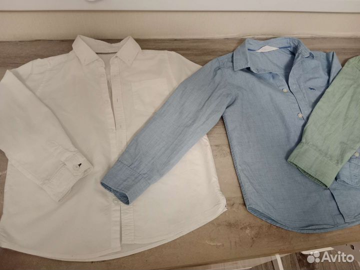 Рубашки на 6-7 лет (122 размер) h&m