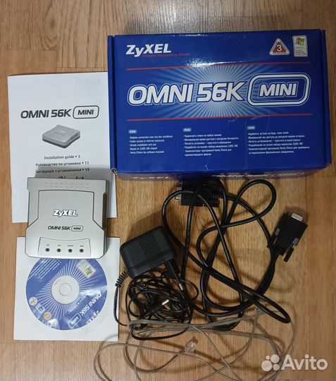Модем Zyxel Omni56k mini DialUP продам