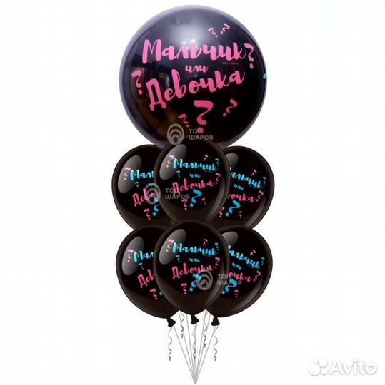 Шары на гендер пати и на выписку