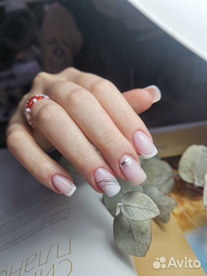 Маникюр наращивание