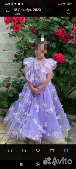 Платье для девочки 122 128