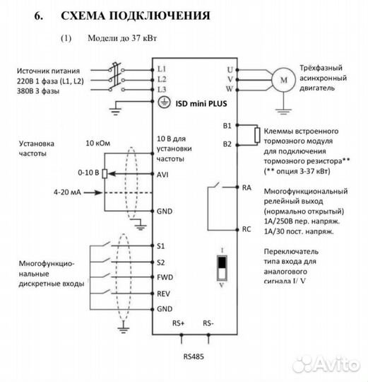 Для однофазных двигателей 1,5 кВт