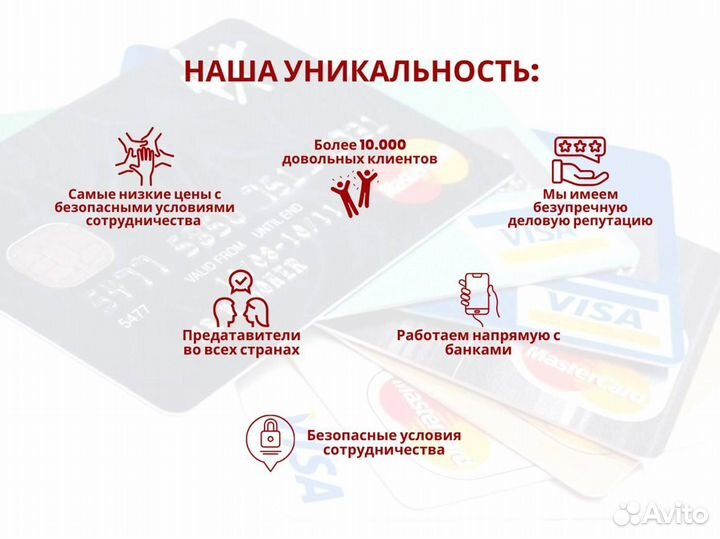 Зарубежная банковская карта