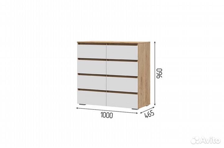 Комод 8 ящиков