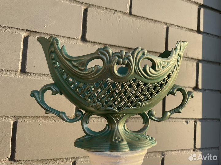 Фруктовница конфетница ваза кубок винтаж барокко