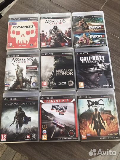 Продам диски ps 3