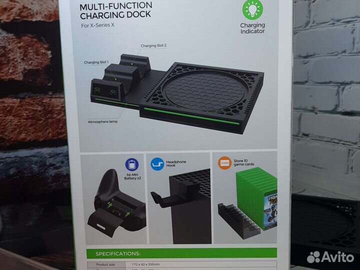 Cтанция+подставка+2аккумулятора xbox series X