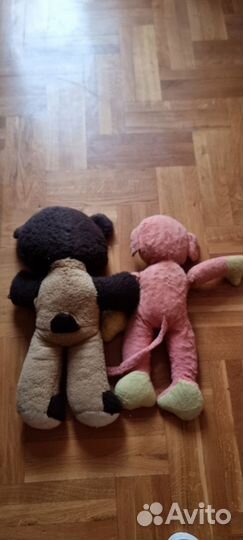 Плюшевый медведь, обезьянка СССР