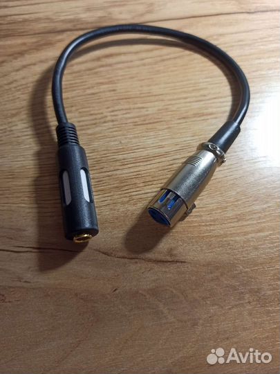 Переходник XLR - jack 6.3
