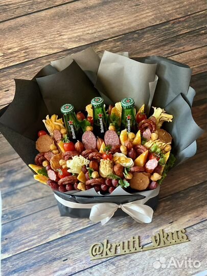 Съедобный букет. Мужской букет