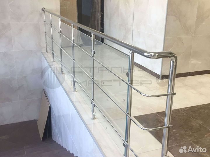 Перила ограждения из нержавейки