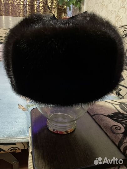 Норковая шапка мужская