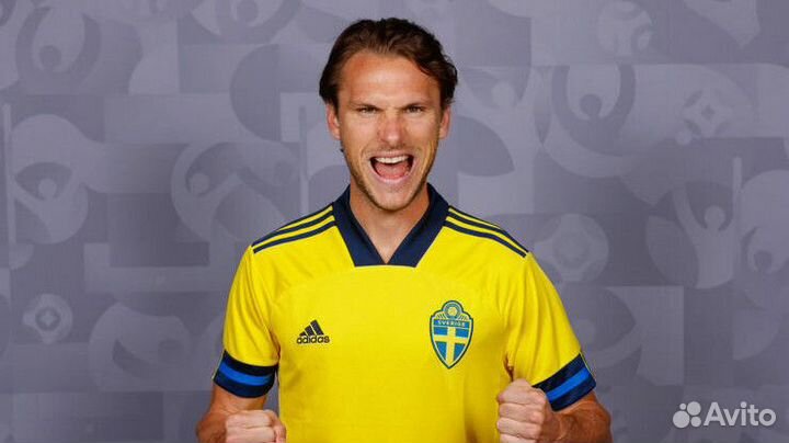Футболка чм по футболу 2018 сборной Швеции