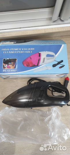 Автомобильный пылесос новый