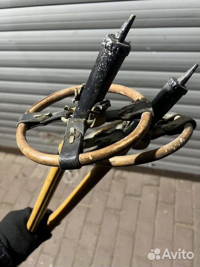 До военные старинные бамбуковые лыжные палки 145