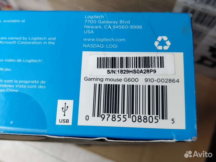 Logitech g600