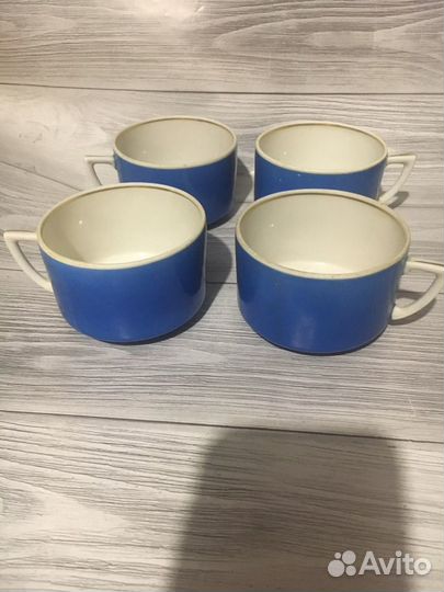 Фарфоровая чашка или чайная пара фабрики Кузяево,С