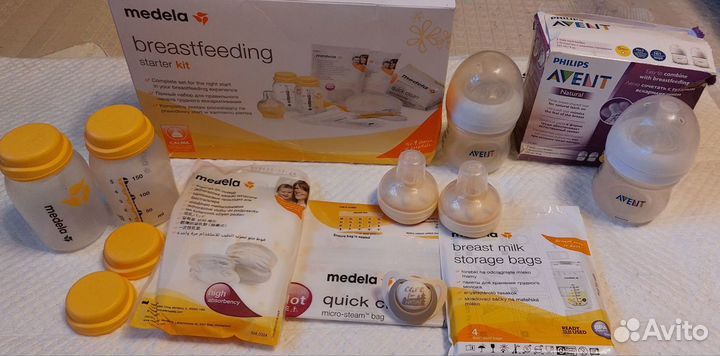 Молокоотсос Medela Swing Flex с набором для гв