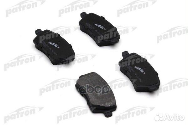 Колодки тормозные дисковые PBP1617 patron