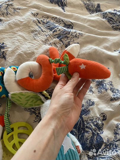 Подвеска спираль погремушка на коляску