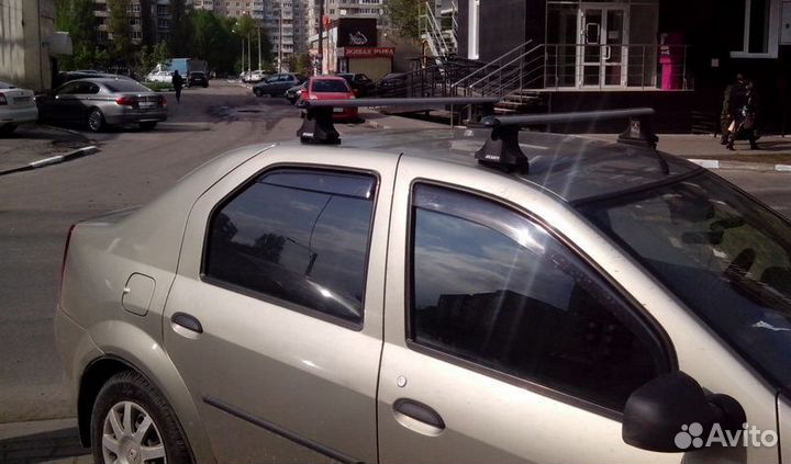 Багажник на крышу Renault Logan седан с 2004г
