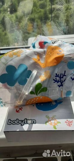 Горка для купания и круг на шею