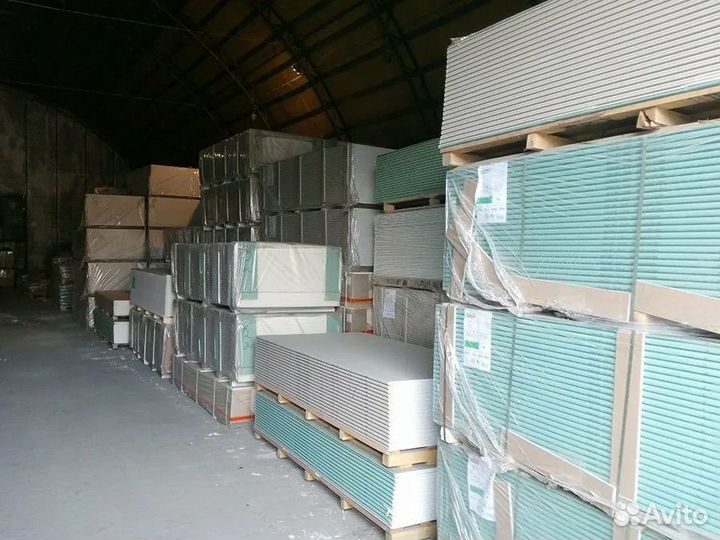 Гипсокартон 9.5 и 12.5 Доставка Горячий Ключ