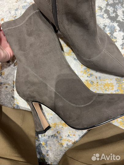 Ботильоны набук