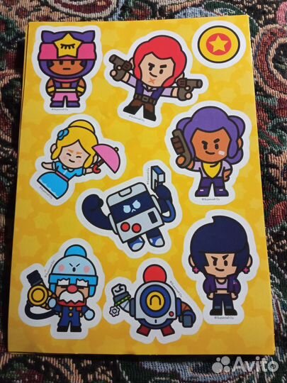 Наклейки бравл старс