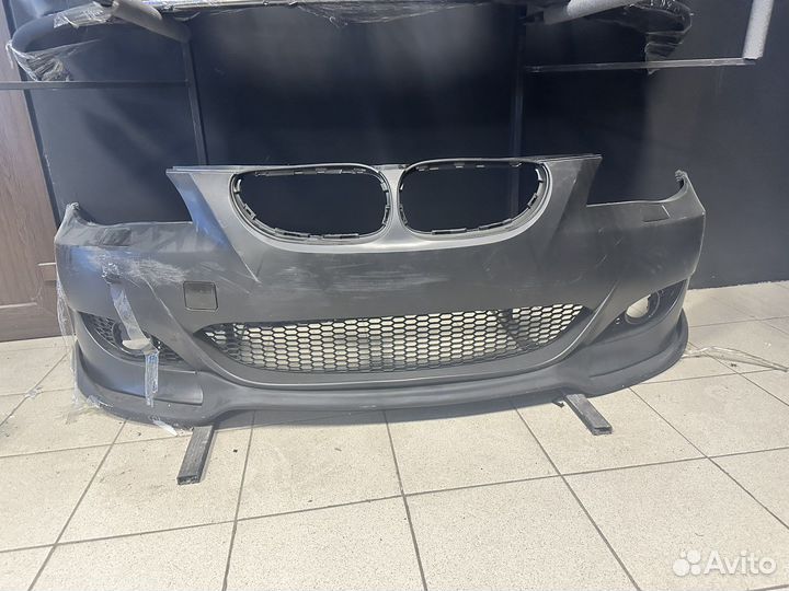Bmw e60 передний бампер M look